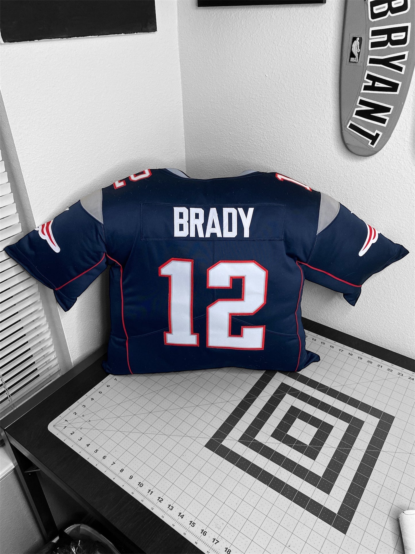 . Tom brady jersey pillow